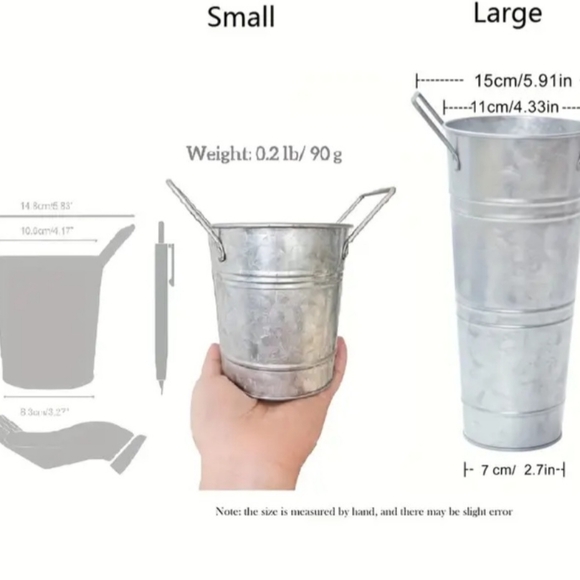 NEW IN BOX Farmhouse Flower Pots set of 3 - Picture 3 of 4